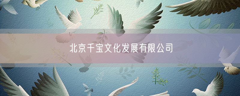 北京千宝文化发展有限公司